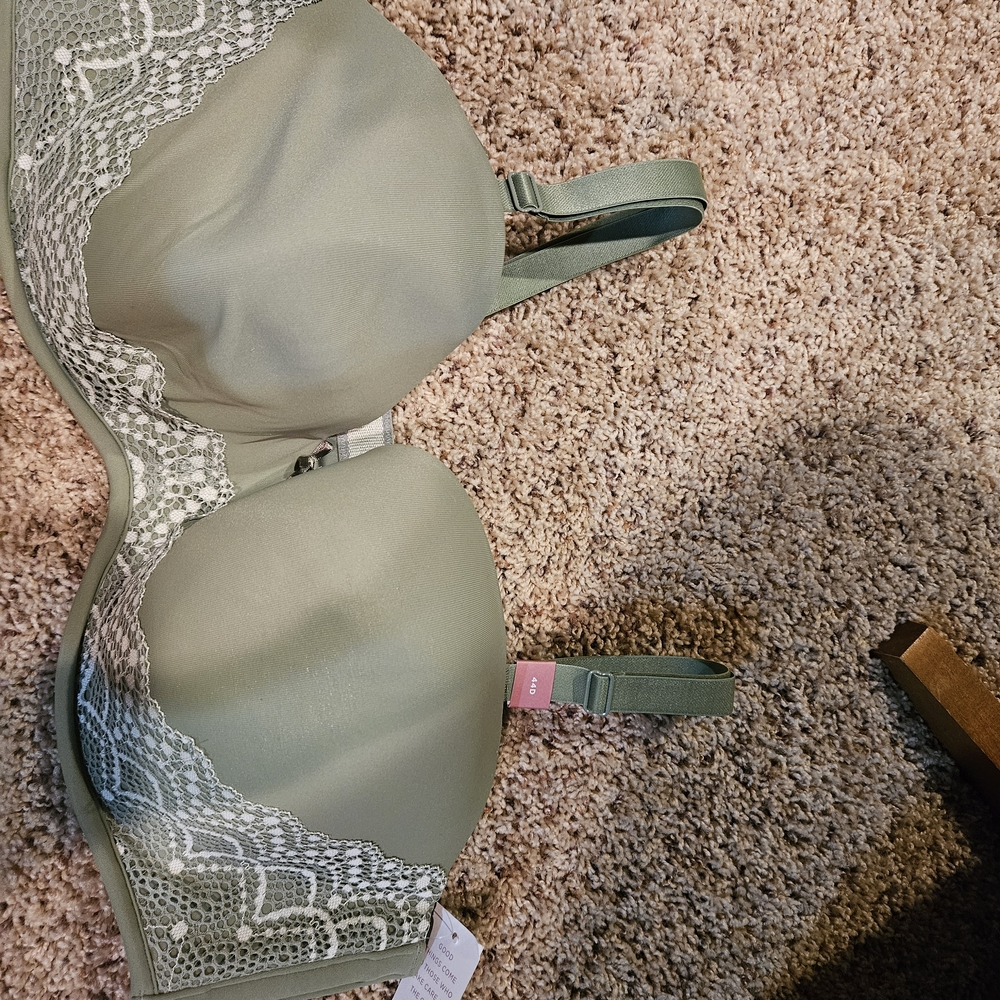 Cacique Sage Green Lace Bra